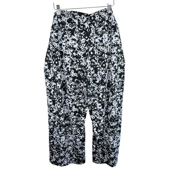 Robert Louis NWT Black White Floral Stretchy Straight Leg High Rise Pants Sz 1X - Picture 2 of 5